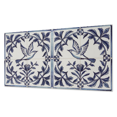 Panou perete Motiv de pasăre printre verdeață