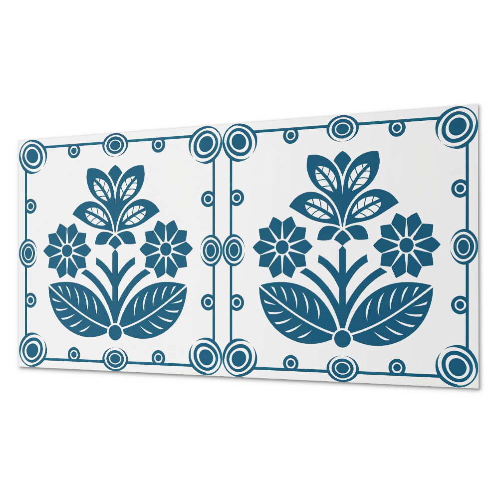 Panou de perete bucatarie Motiv decorativ floral