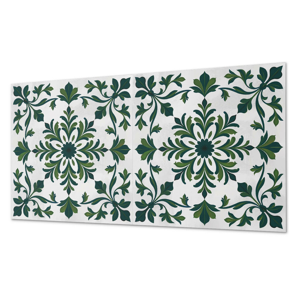 Panou de perete bucatarie Model vegetal cu detalii decorative