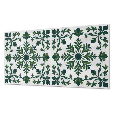 Panou de perete bucatarie Model vegetal cu detalii decorative