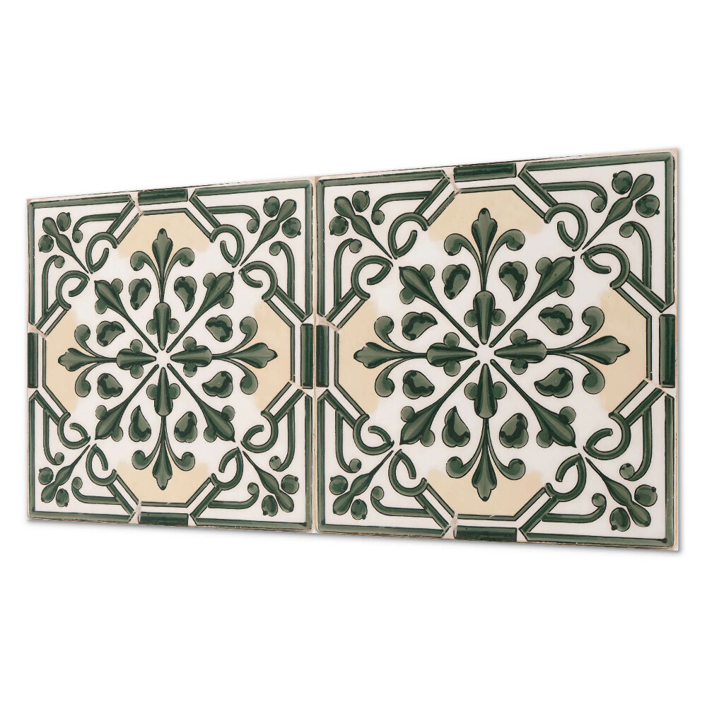 Panou de perete bucatarie Motiv vegetal pe faianță