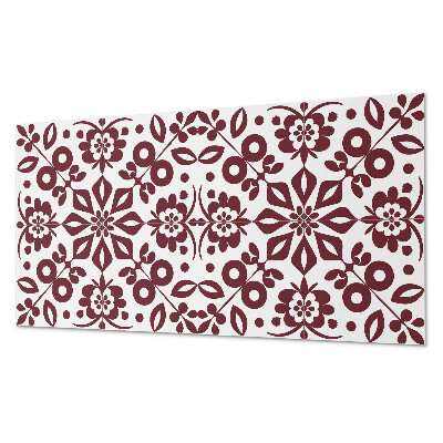 Panou decorativ pvc Motiv floral cu frunze verzi