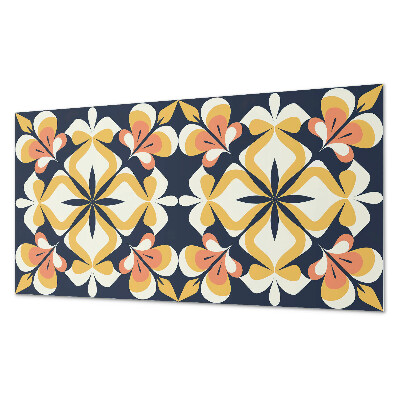 Panou perete Motiv floral sub formă de geometrie