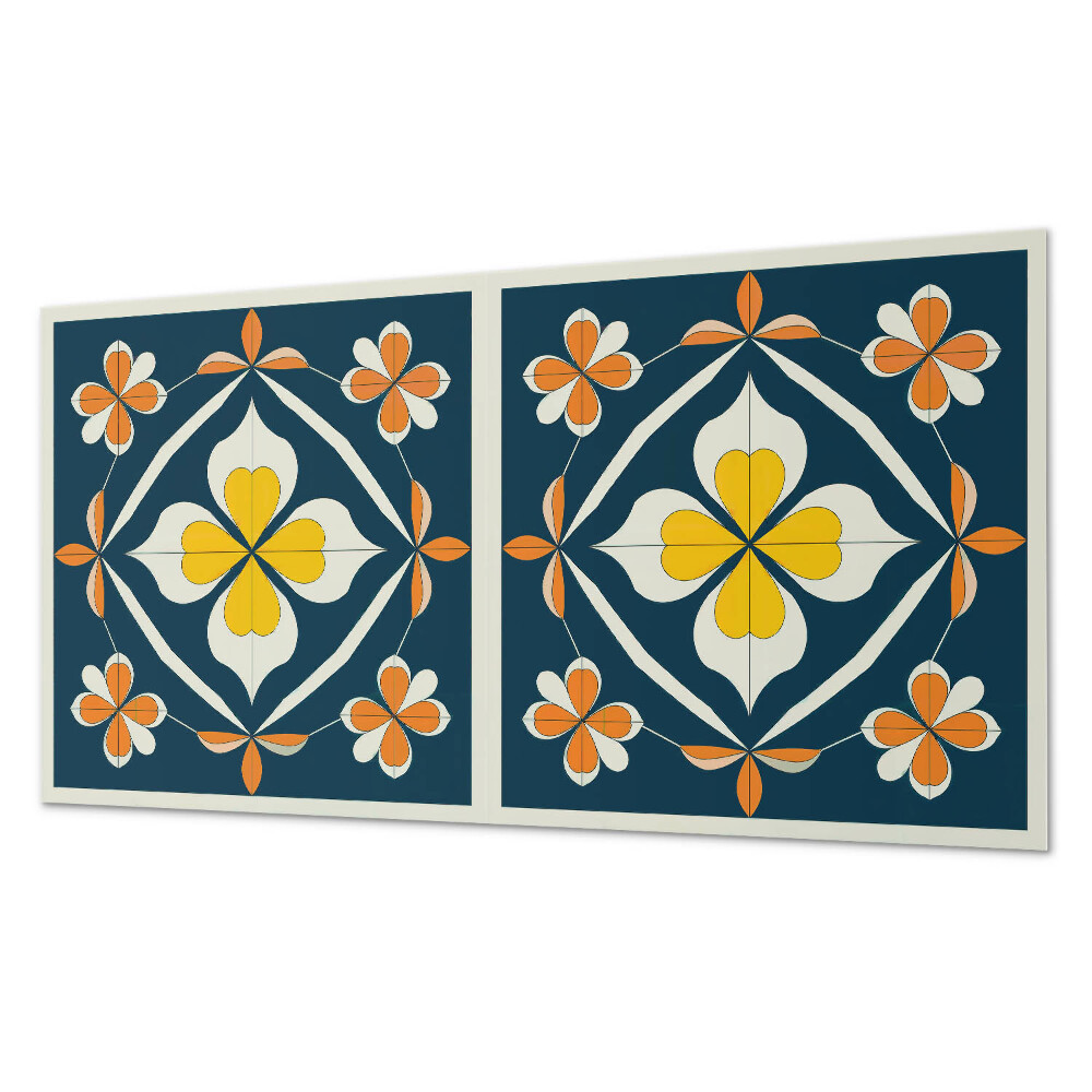 Panou perete Simetrie florală într-un aranjament armonios