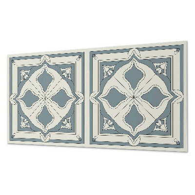 Panou de perete bucatarie Motiv floral pe ceramică