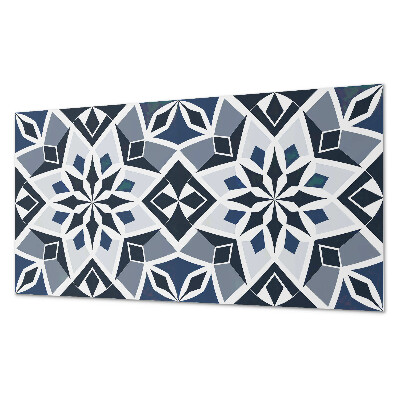 Panou perete Geometrie florală într-un stil modern