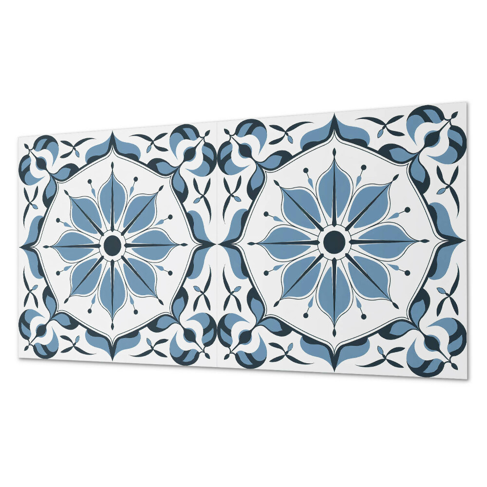 Panou de perete bucatarie Motiv floral cu detalii subtile