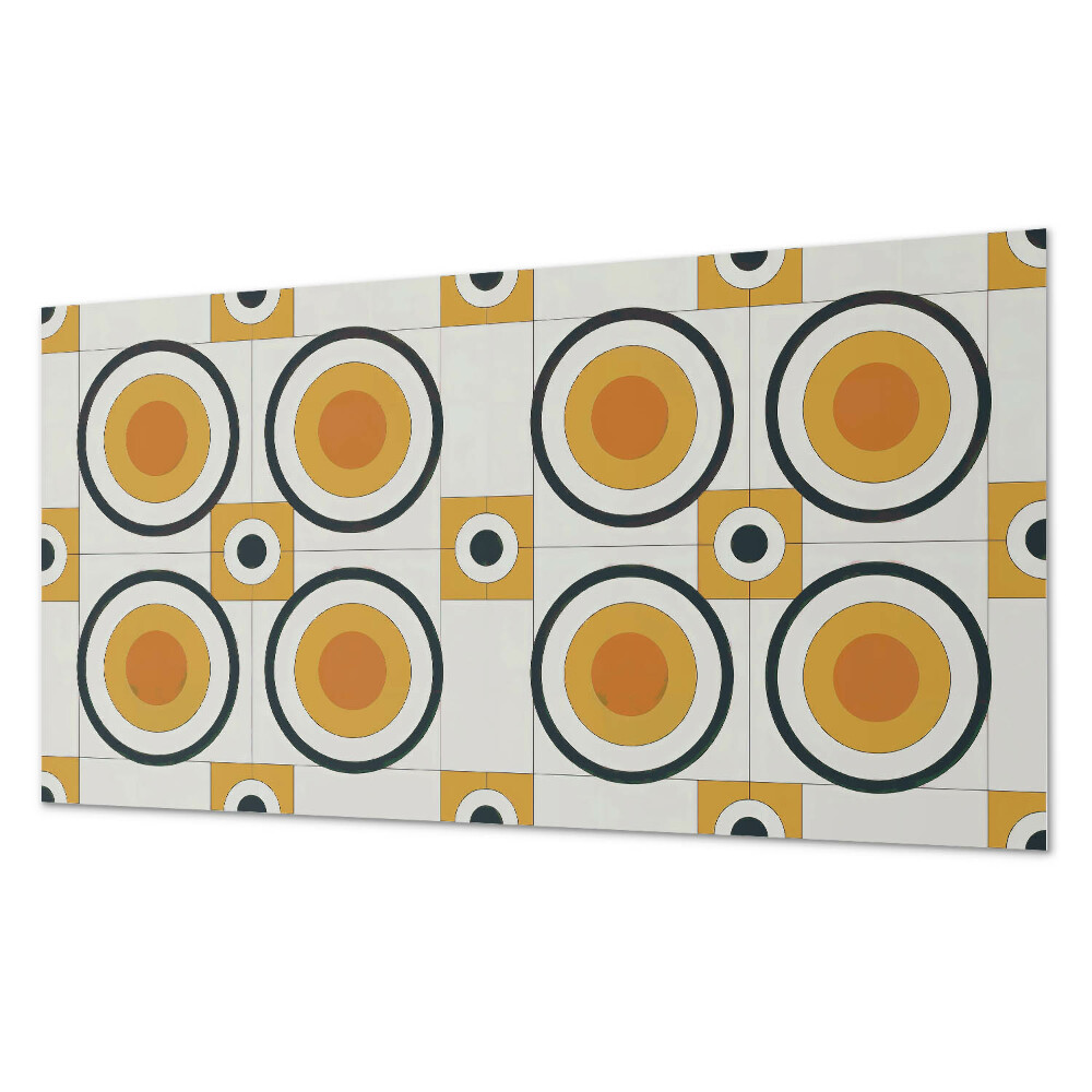 Panou decorativ pvc Modelul cercurilor și pătratelor în geometrie