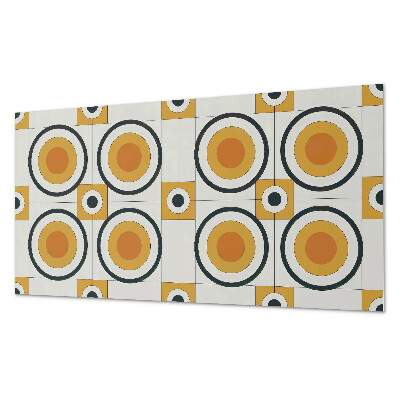 Panou decorativ pvc Modelul cercurilor și pătratelor în geometrie