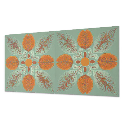 Panou de perete bucatarie Motiv floral cu frunze