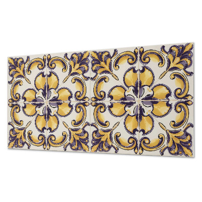 Panou de perete bucatarie Modelul floral în toată splendoarea sa