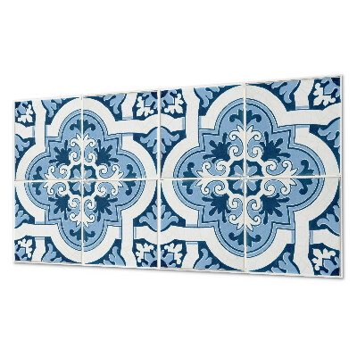 Panou de perete bucatarie Ornamente cu faianță în stil clasic