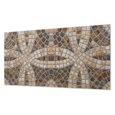 Panou de perete bucatarie Aranjament mozaic în țesături