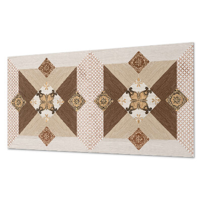 Panou de perete bucatarie Model mozaic cu detalii decorative