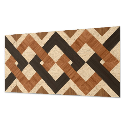 Panou decorativ pvc Motiv geometric din lemn