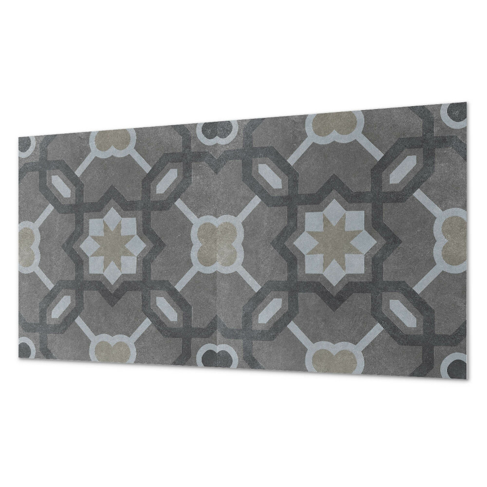 Panou perete Model de țiglă în stil geometric