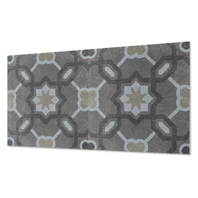 Panou perete Model de țiglă în stil geometric