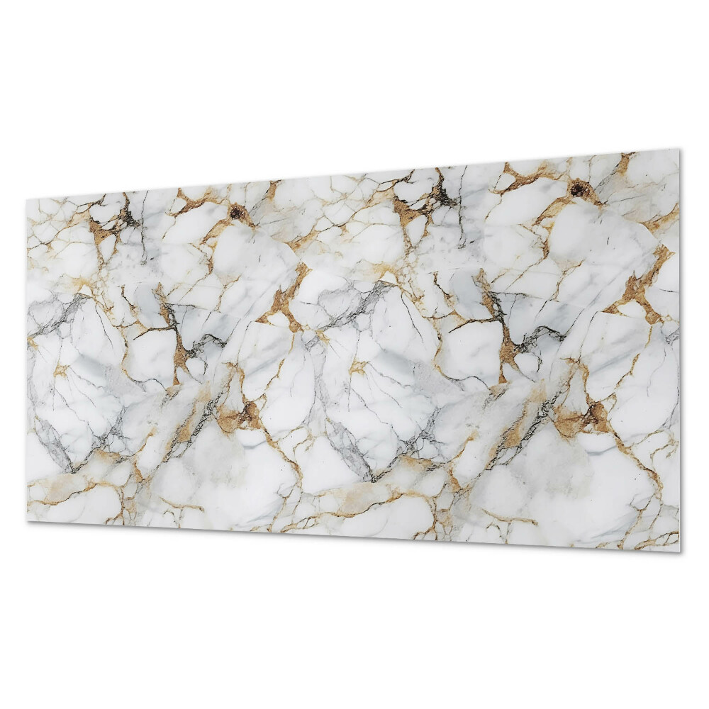 Panou de perete bucatarie Motiv de marmură într-un stil elegant