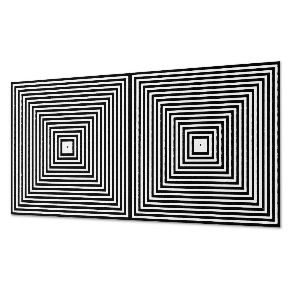 Panou decorativ pvc Un model de linii concentrice în pătrate