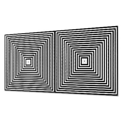 Panou decorativ pvc Un model de linii concentrice în pătrate