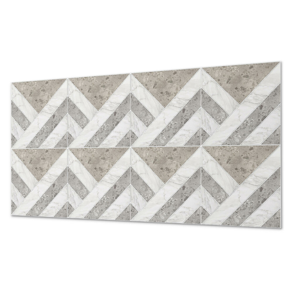 Panou de perete bucatarie Model geometric în plăci