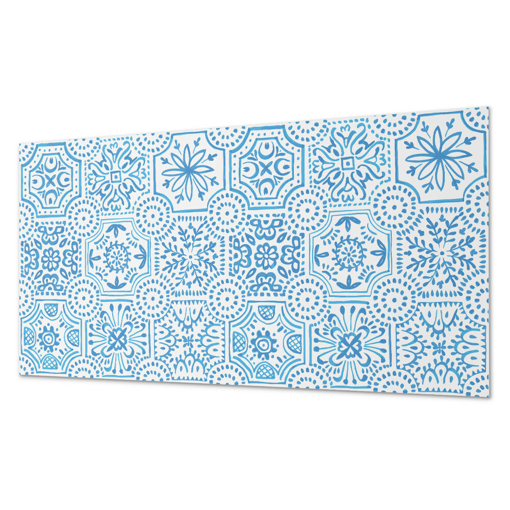 Panou decorativ pvc Modele ceramice în carouri