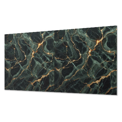 Panou de perete bucatarie Motiv de marmură cu vene delicate