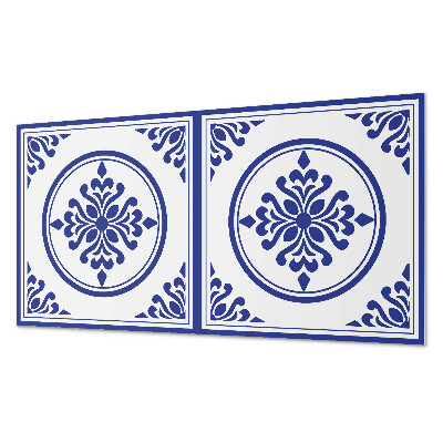 Panou decorativ pvc Motiv rotund cu accente florale