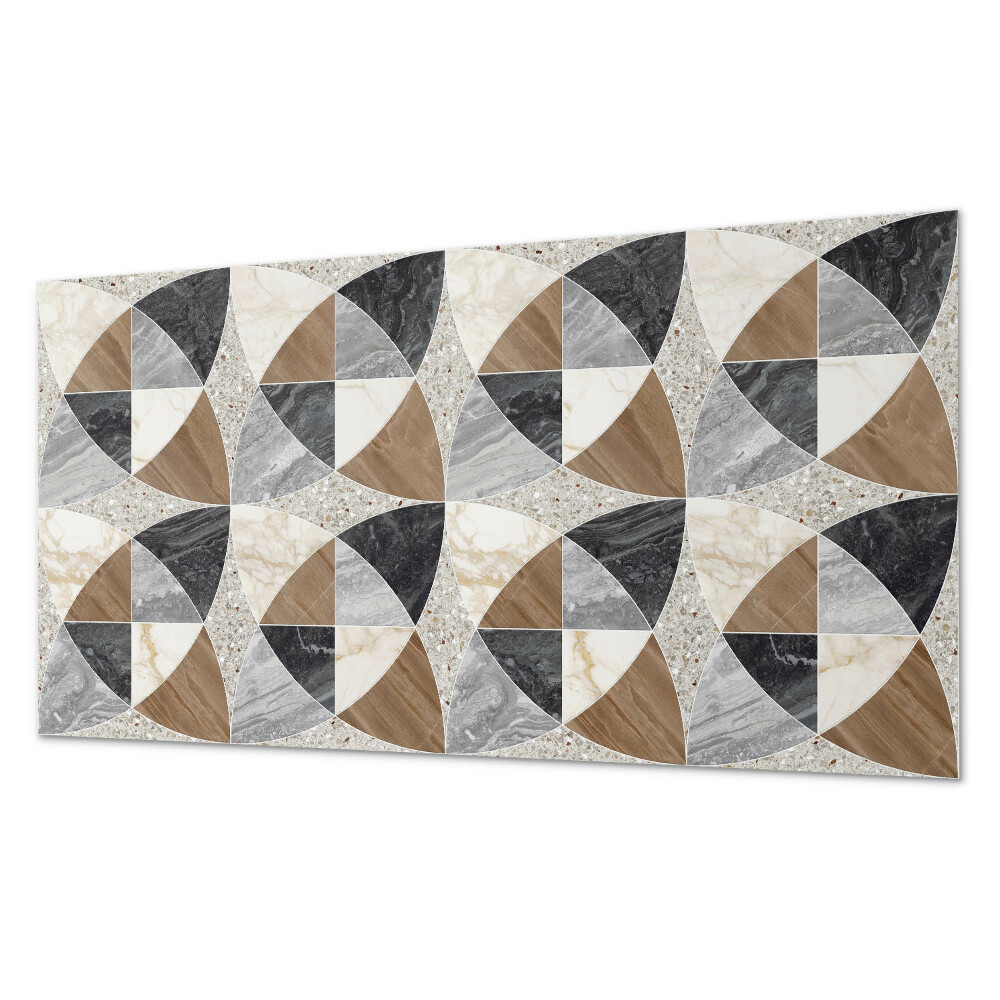 Panou de perete bucatarie Model geometric de țiglă