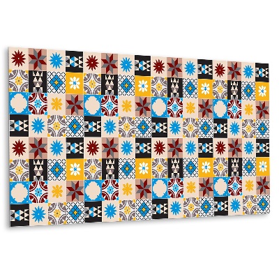 Panou decorativ bucatarie Model geometric în culori