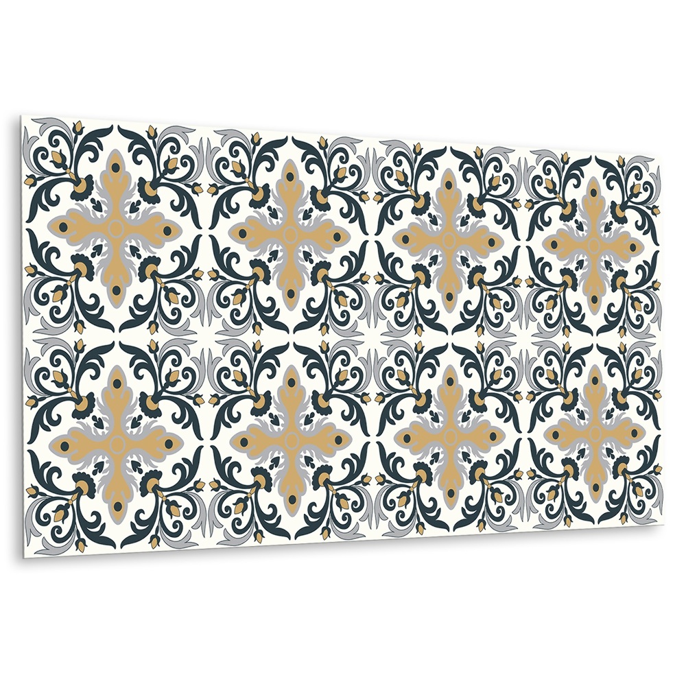 Panou decorativ perete Motiv floral cu ornamente