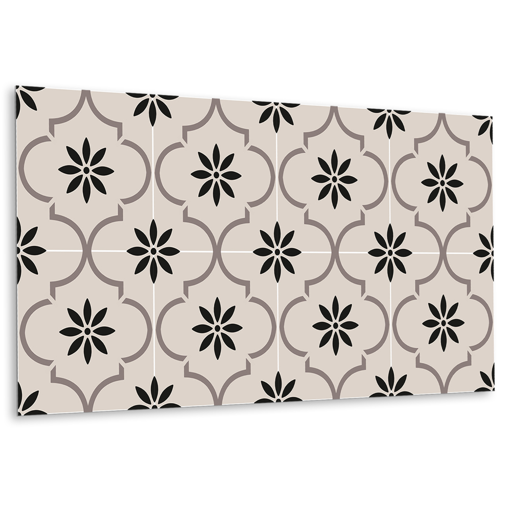 Panou decorativ bucatarie Model floral cu frunze