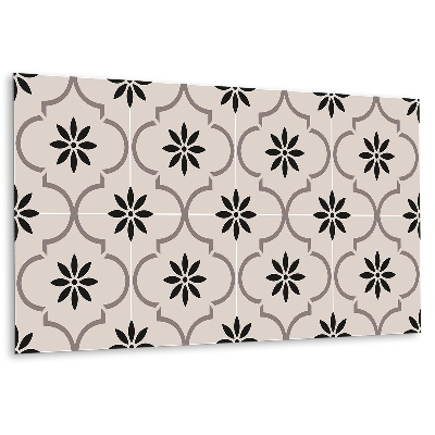 Panou decorativ bucatarie Model floral cu frunze