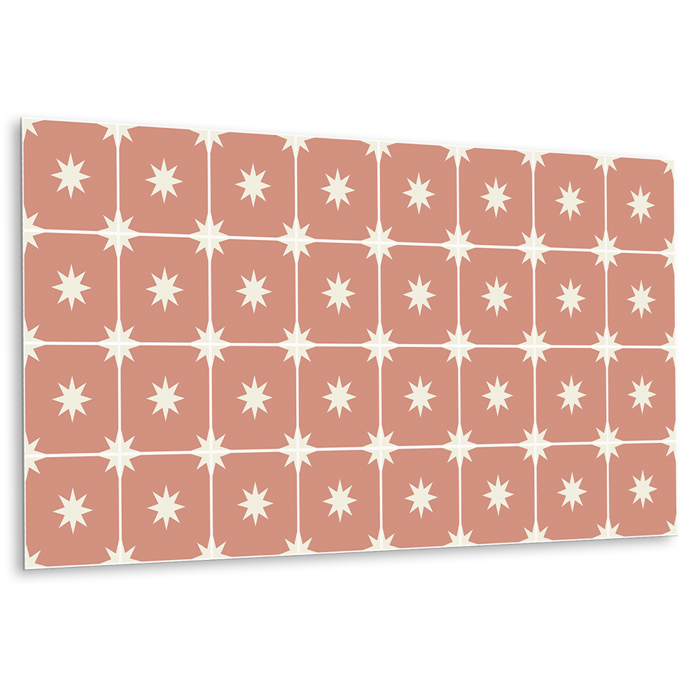 Panou decorativ Stele pe un fundal de teracotă