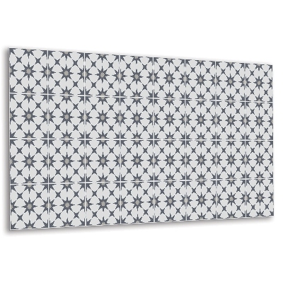 Panou decorativ bucatarie Stele geometrice în nuanțe de gri