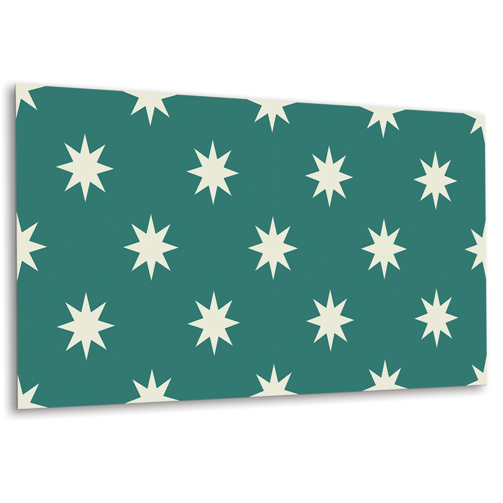 Panou decorativ perete Stele pe un fundal verde