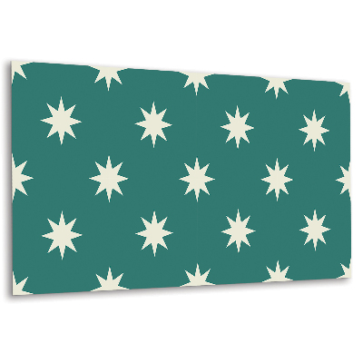 Panou decorativ perete Stele pe un fundal verde