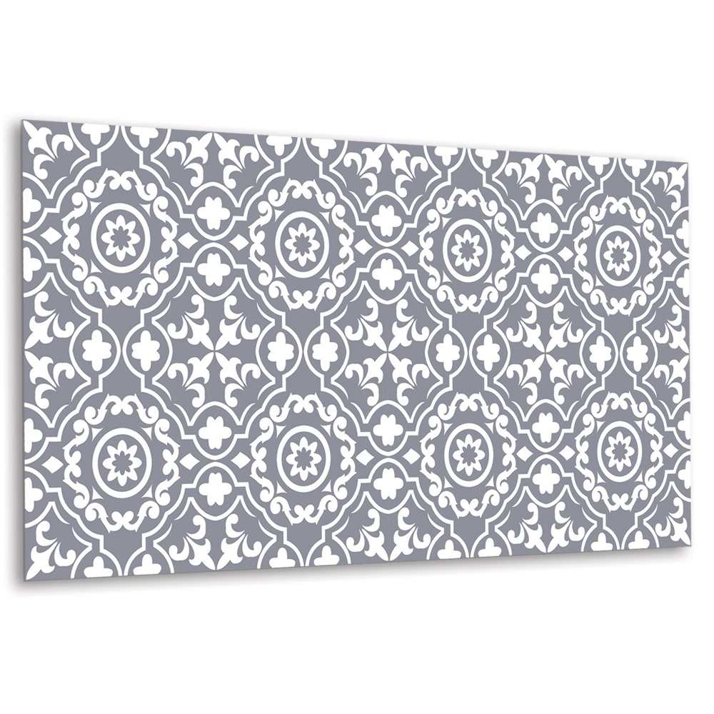 Panou decorativ perete Motiv ornamental în nuanțe de gri