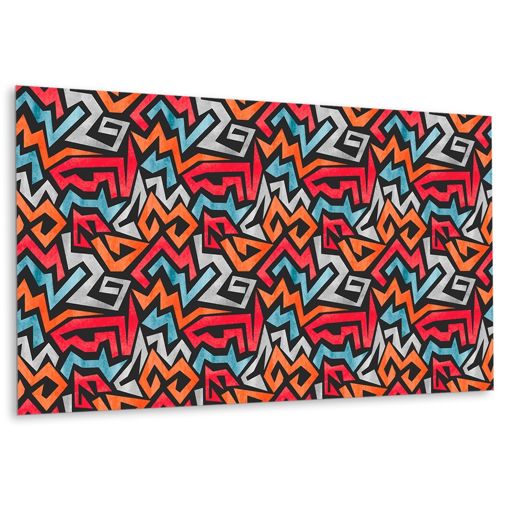 Panou decorativ Model geometric abstract în culori