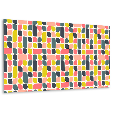 Panou decorativ bucatarie Forme abstracte în culori pastelate