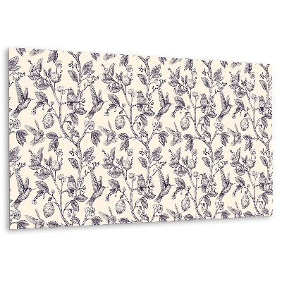 Panou decorativ perete Motiv de păsări și citrice pe ramuri