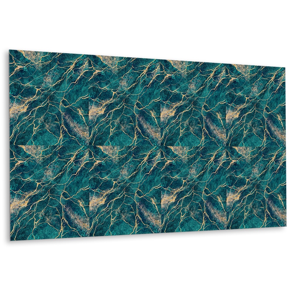 Panou decorativ Model de marmură în nuanțe de verde