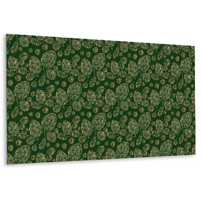 Panou decorativ bucatarie Frunze în stil tropical