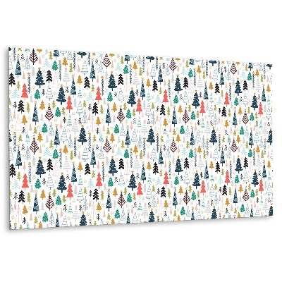 Panou decorativ Pomi de Crăciun în diferite culori și forme