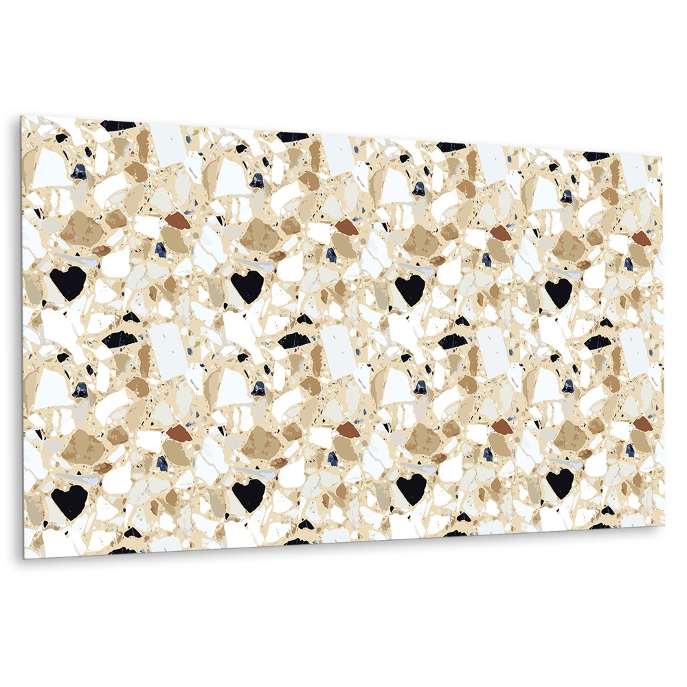 Panou decorativ Motiv de piatră în nuanțe de bej