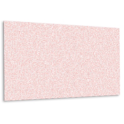 Panou decorativ perete Mozaicuri spiralate roz