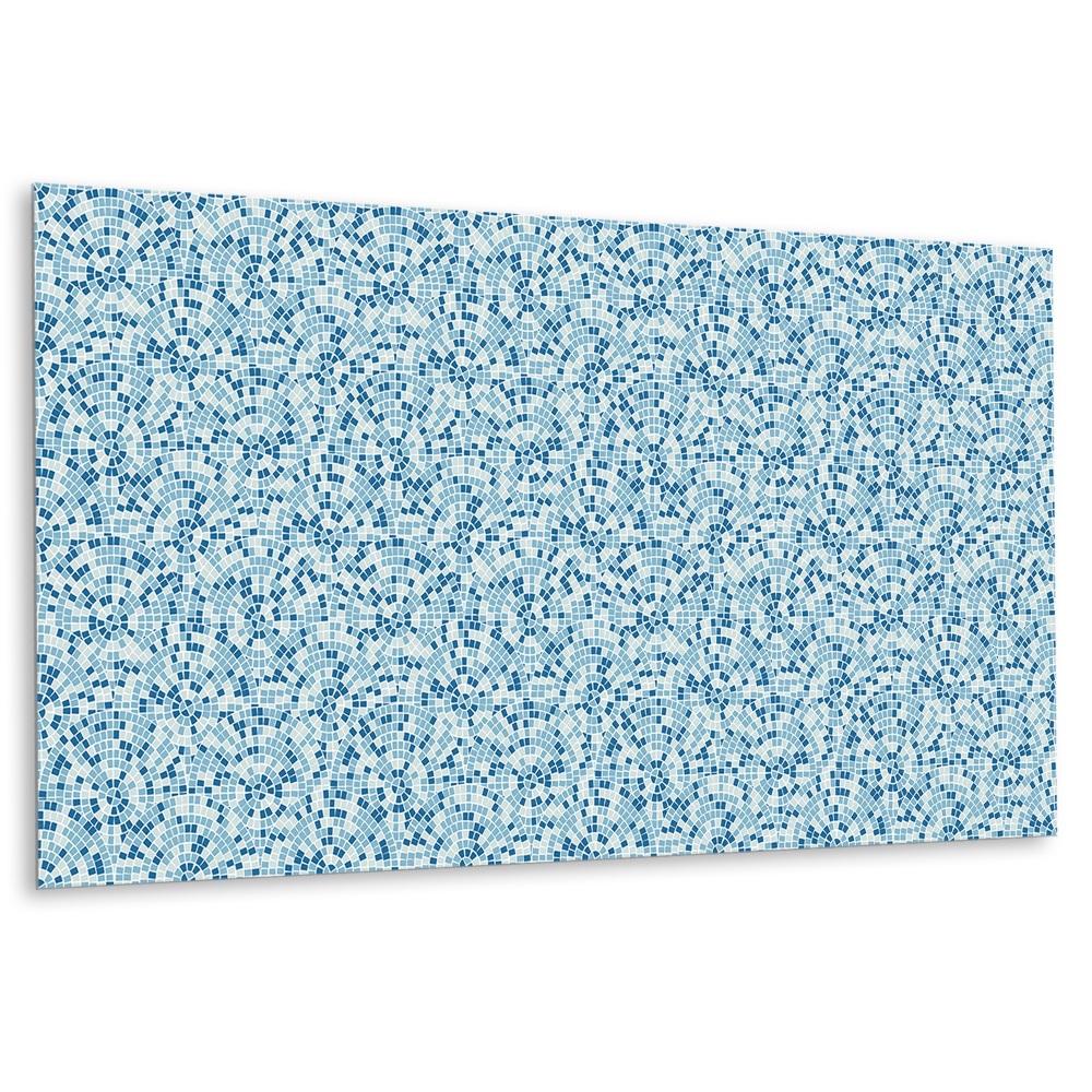 Panou decorativ perete Mozaic marin în nuanțe de albastru