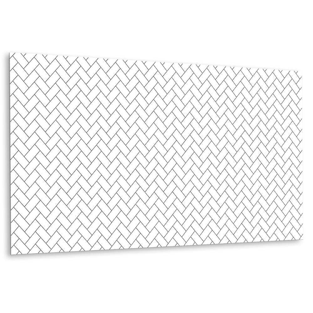 Panou decorativ bucatarie Model în spic de hering