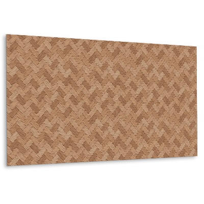 Panou decorativ perete Model de împletitură din lemn