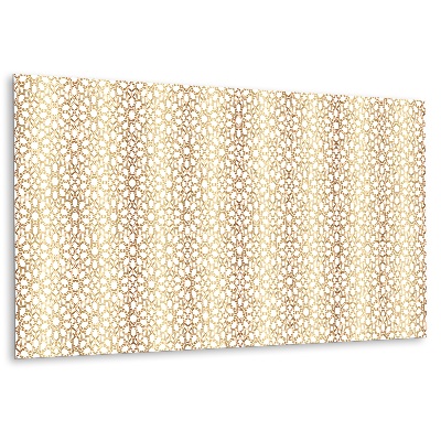 Panou decorativ Modele geometrice aurii pe un fundal deschis